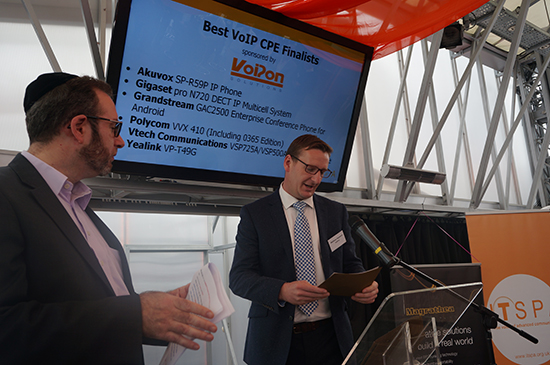 Matthew Hayward presenting Best VoIP CPE for VoIPon Solutions