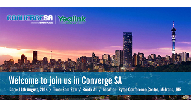 Yealink: Proud Platinum Sponsor of Converge SA 2014