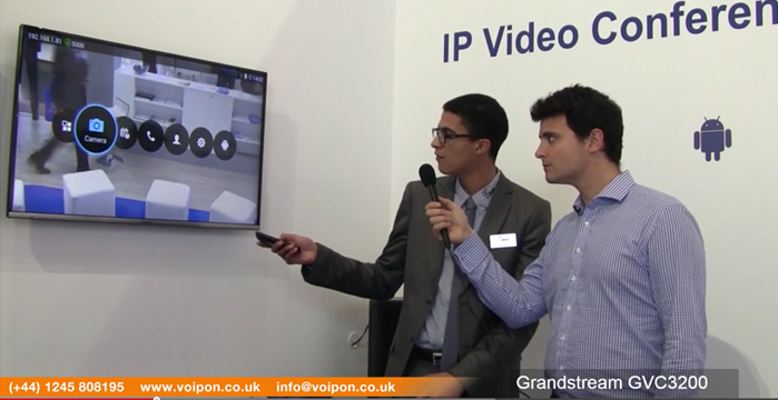 VoIPon Get a Closer Look at the Grandstream GVC3200 Video Conferencing System @ CeBit 2015