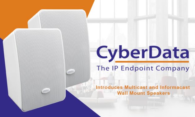 CyberData releases new multicast and informacast wall mount speakers