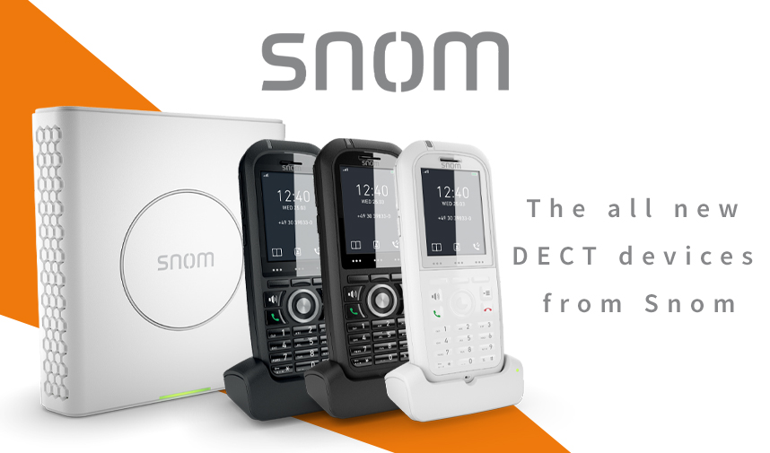 Say hello to the all new Snom DECT devices