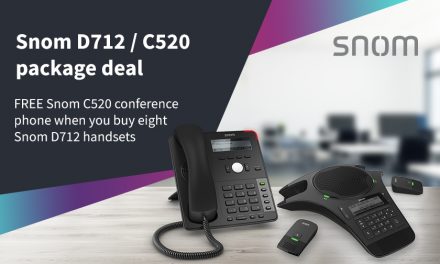Snom D712/C520 conference phone package deal