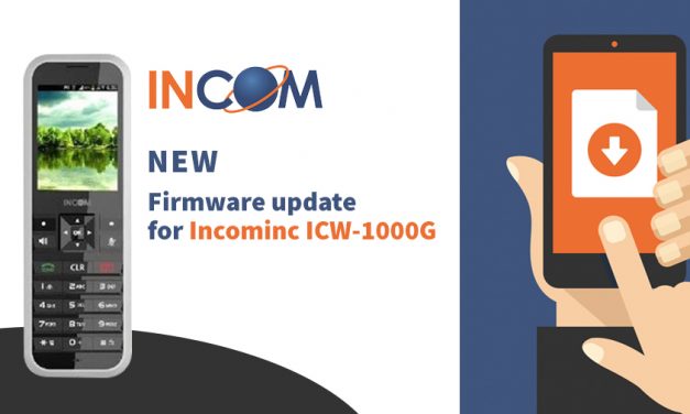 Incominc ICW-1000G Firmware Update V1.01.07