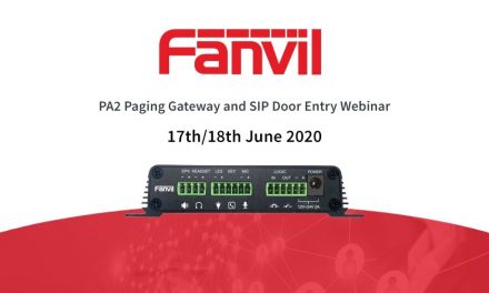 Fanvil hosts webinar for PA2 Paging Gateway and SIP Door Entry Systems