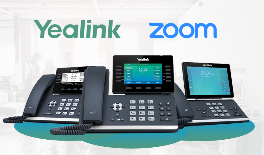 Yealink Announces Collaboration with Zoom HaaS with T53W, T54W, T58A and CP960