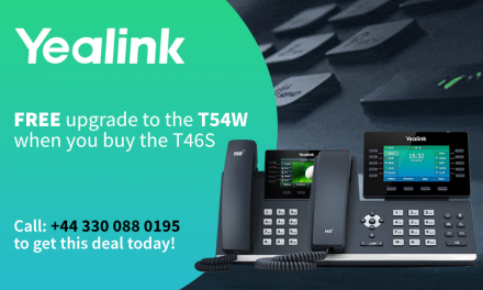 Upgrade to the Yealink T54W for free when you buy the T46S for a limited time only