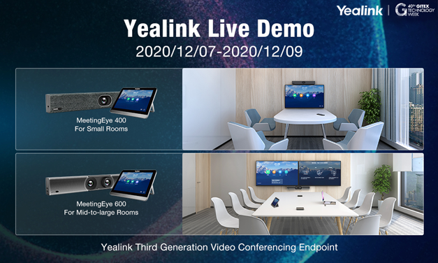 Join the Yealink Live Demo to learn more about the MeetingEye Video Conferencing Series