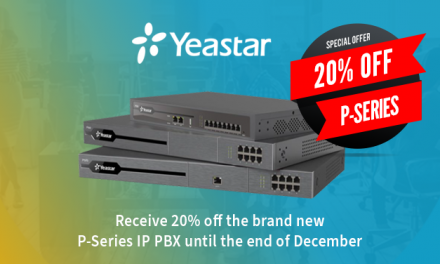 Enjoy 20% off the new Yeastar P-Series IP PBX systems throughout December 2020