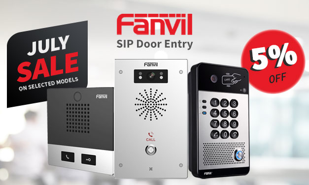 Savings to be had on selected Fanvil SIP Door Entry models this July